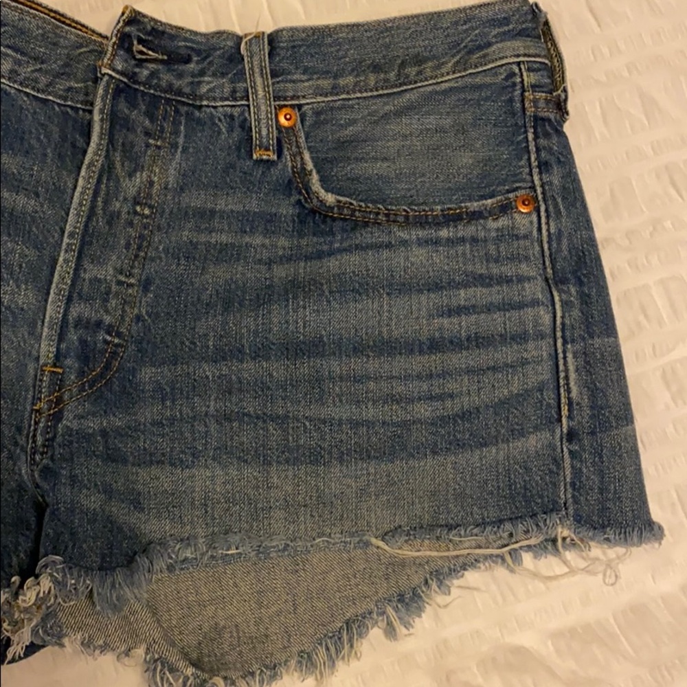 Levi’s 501 - Levi Strauss & Co Cutoff Denim Shorts